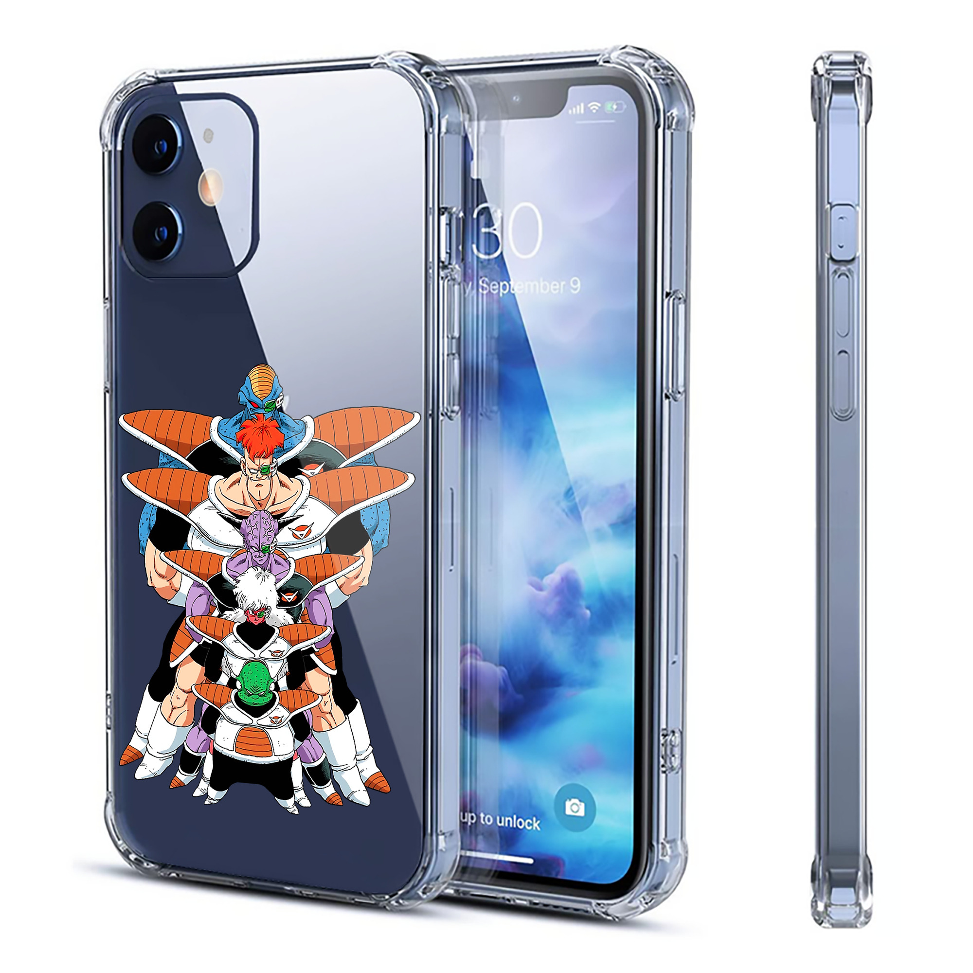 （画像用） ドラゴンボール DRAGON BALL 【iPhone 12シリーズ対応】透明スマホケース（クリアソフトケース）